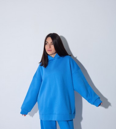 Худі Skyline Ease Синій | Showroom By Nona